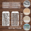12 Pieces Stencils for Crafts, for Painting on Card Making 4