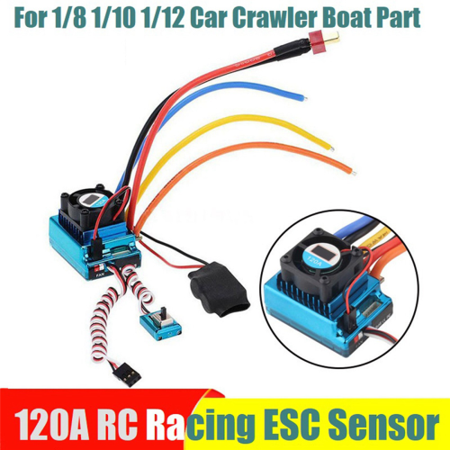 120A Sensor Big Current Speed Controller for 1/8 Car Crawler Boat 1