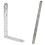 125x75mm L Shape Stainless Steel Shelf Corner Brace Angle Bracket 2