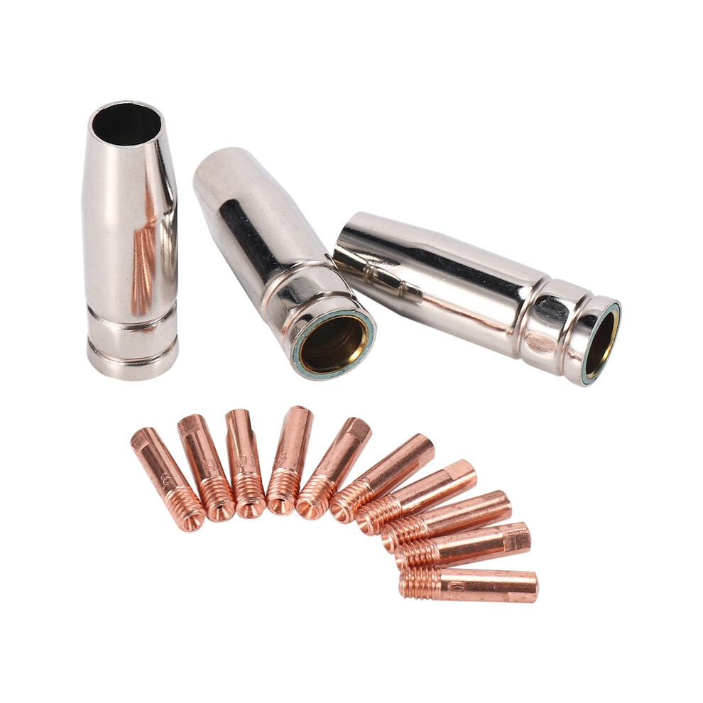 13Pcs Co2 Mig Welding Torch Aircooled Mb 15Ak Contact Tip Holder 4712314167152
