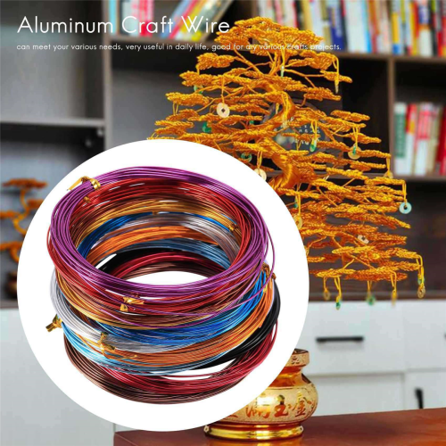 12 Rolls Colors Aluminium 1 mm in Diameter 5 Meters Long 1