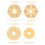 13pcs Wood Carving Disc Set Bushing Angle Grinder 5