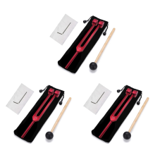 128 Hz Tuning Fork Weighted Red Tuning Fork for Healing 128Hz