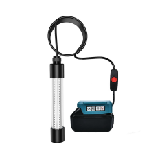 Luz de pesca LED 13V com 126 contas de lâmpada para bateria de 18V