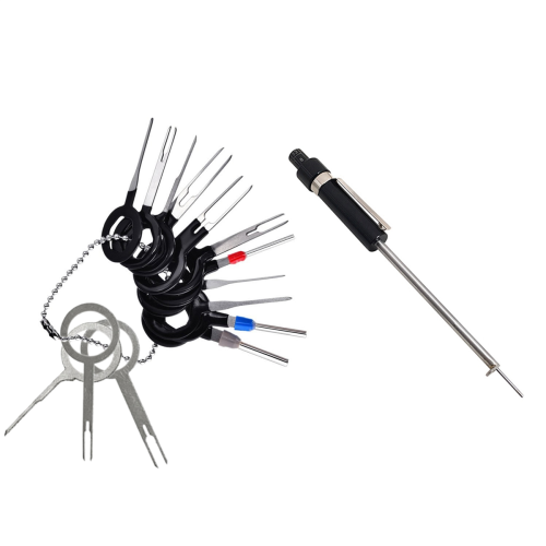 14pcs Auto Terminals Removal Key Tool Set (Silver) 1