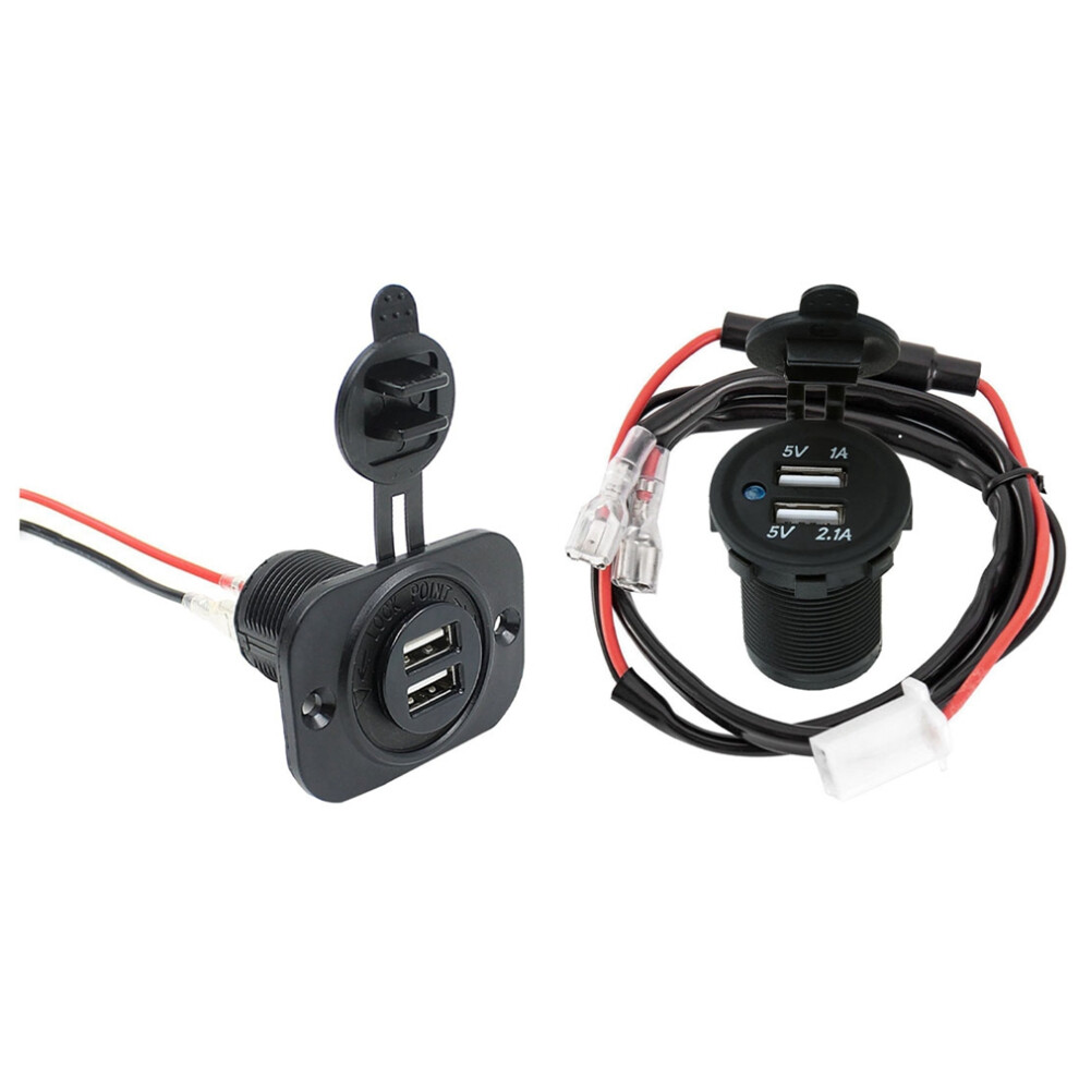 12V Dual Usb Car Lighter Socket Splitter Charger Plug 4712314165295