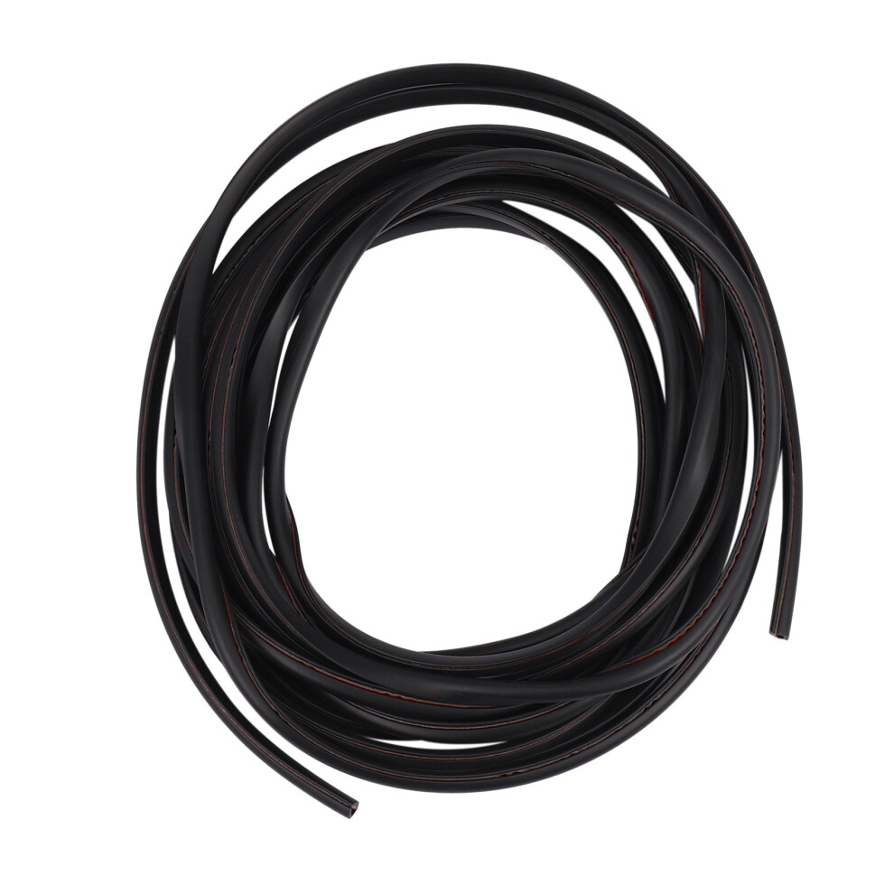 16Ft/5M Rubber Strip Car Edge Guard Black 4712314182025