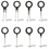 14pcs Auto Terminals Removal Key Tool Set (Silver) 6