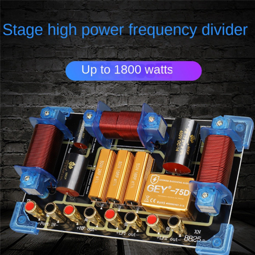 1800W Audio Frequency Divider Two Way Speaker Crossover 12 15 Inch 1