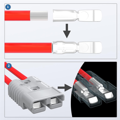 175AMP 1/0AWG Battery Connect/Disconnect Connector Kit 2