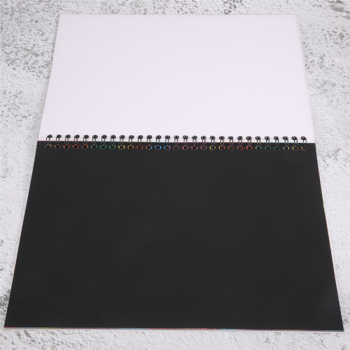 19x26Cm Large Magic Color Rainbow Scratch Paper Note Book