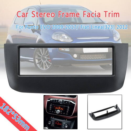 1Din Car Stereo Radio Frame Panel Trim for Facia Punto 2009-2017 2