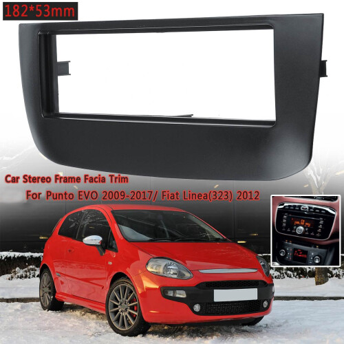 1Din Car Stereo Radio Frame Panel Trim for Facia Punto 2009-2017 1