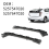 1Pair Right & Left Rear Bumper Cover Retainer Bracket Set 5