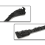 1Pair Right & Left Rear Bumper Cover Retainer Bracket Set 4