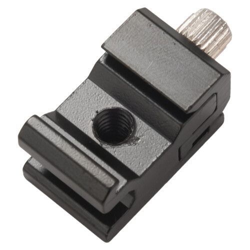 2 Pack Cold Shoe Bracket Adjustable Metal Cold Shoe Adapter Mount 2