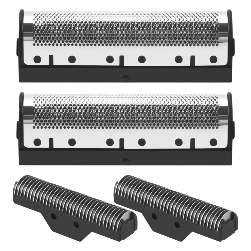 Silver 1Set Clipper Blade For Km-1102 Clipper Shaver Parts Net