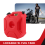 1Set 5L Fuel Tanks Plastic Car Mount Motorcycle Gas Can 6