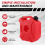 1Set 5L Fuel Tanks Plastic Car Mount Motorcycle Gas Can 4