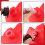 1Set 5L Fuel Tanks Plastic Car Mount Motorcycle Gas Can 7