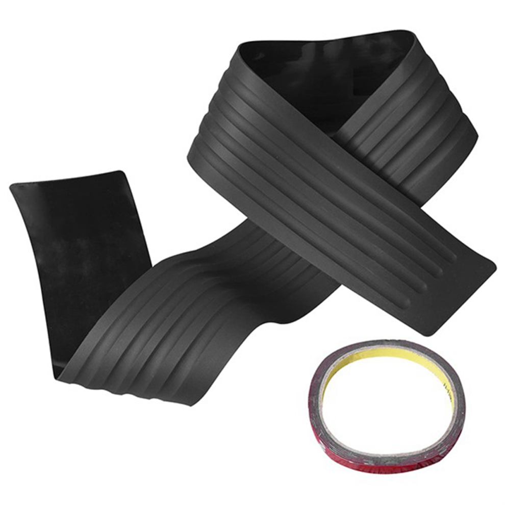 1Set Car Rubber Rear Guard Bumper Protector Trim Cover (35.8Inch) 4712314190662