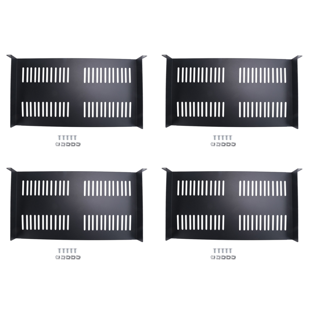 1U Server Rack Vented Cantilever Tray For 19In Network Equipment Rack 4712314190877