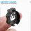 2 pezzi Porta batteria a bottone CR2450, 2 pin, Nero 2