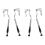 2 Pair Auto Side Sliding Window Spring Kit Accessories for 1