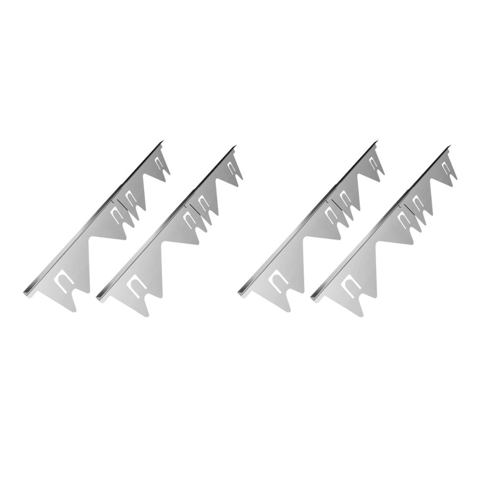 2 Pair Stainless Steel Stove Covers, Stove Filler, Stove Guard 4712314100319