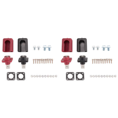 2 Pcs 200A All-Copper Lithium Battery Post High-Current Copper(A)
