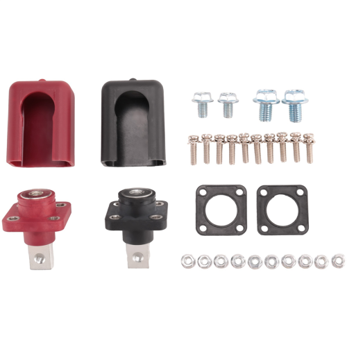 2 Pcs 200A All-Copper Lithium Battery Post High-Current Copper(A) 1