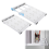2 Pcs School Locker Shelf Organizer - Adjustable Locker Divider Mate 2