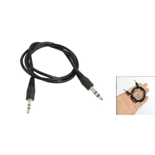 Cabo adaptador de áudio macho de 2,5 mm para macho de 3,5 mm de 20 polegadas 1