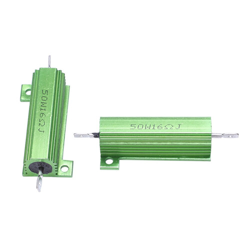 2 Pcs Aluminum Clad Wire Wound Resistors 25W 30 Ohm 5% 1
