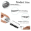 2 Pack Heavy Duty Retractable Pull Pen Pencil Holder Universal 4