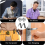 2 Pack Heavy Duty Retractable Pull Pen Pencil Holder Universal 3