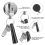 2 Pack Heavy Duty Retractable Pull Pen Pencil Holder Universal 2