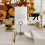 20 peças - Suporte para cartão de lugar de 3,35 polegadas, suporte para números de mesa para casamento A 2