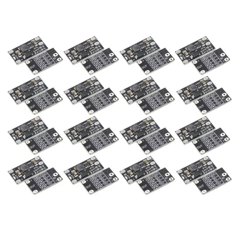 20Pcs 3.7V To 12V Mini Dc Boost Converter Board Output 5V/8V/9V/12V 4712314173153