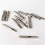 20 Pcs Lyre Harp Tuning Pin Nails with 20 Pcs Rivets Set 3