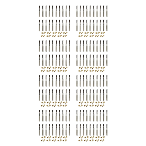 20 Pcs Lyre Harp Tuning Pin Nails with 20 Pcs Rivets Set