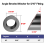 20 Pack 5/16Inch ID Black Angle Washers for Cable Railing Posts 4