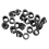 20 Pack 5/16Inch ID Black Angle Washers for Cable Railing Posts 5