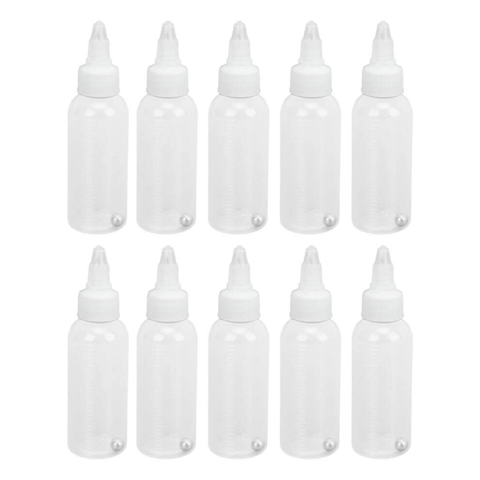 60ml Plastic Rollball Bottle, Hair Oil Bottle, Clear Squeeze Bottles