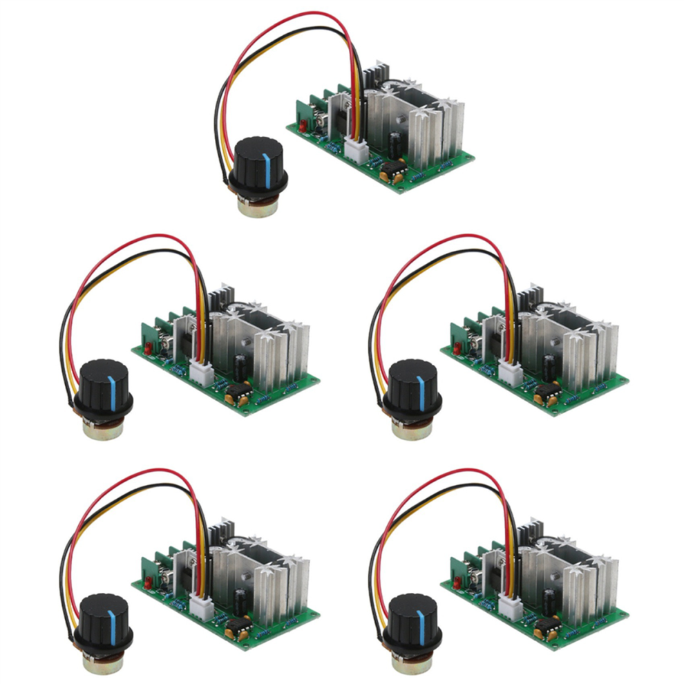 20A Pwm Dc Speed Controller 12V 24V 36V 48V With Potentiometer Switch 4712314172903