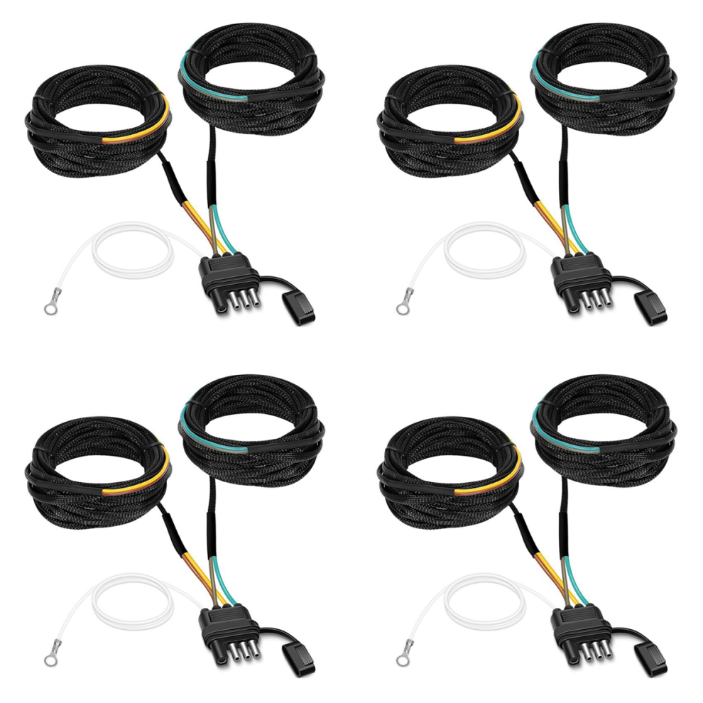22Ft 4 Pin 5 Wire Trailer Wiring Harness,Trailer Kit Light 4712314196039