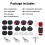 21PCS Cymbal Replacement Accessories, Standard Hi-Hat Clutch 4
