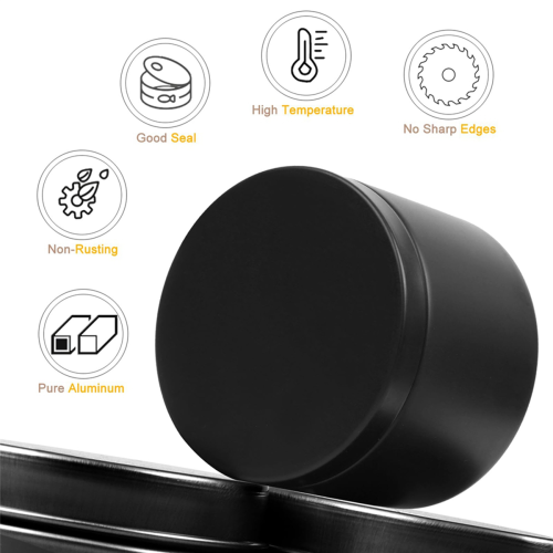 24Pcs Black Candle Tins, 4Oz Empty Candle Tin for DIY Candles Making 1