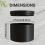 24Pcs Black Candle Tins, 4Oz Empty Candle Tin for DIY Candles Making 4