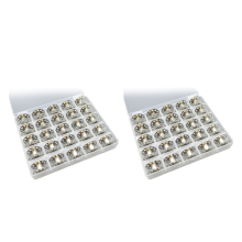 25 Pcs Metal Bobbins for Sewing Machine with Storage Box
